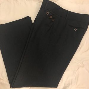 Ann Taylor LOFT Charcoal Grey Slacks